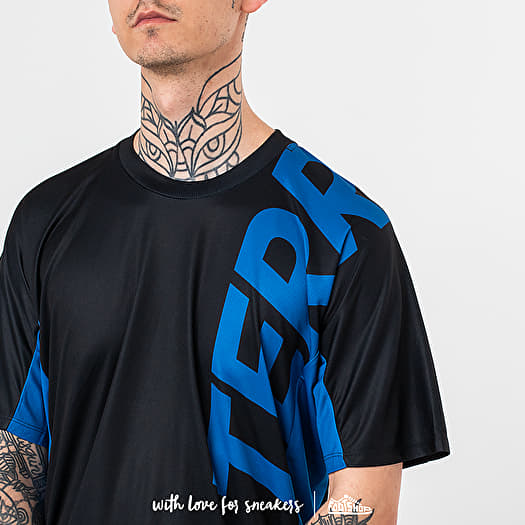 T shirts adidas x White Mountaineering Trail Tee Black Collegiate Royal Footshop