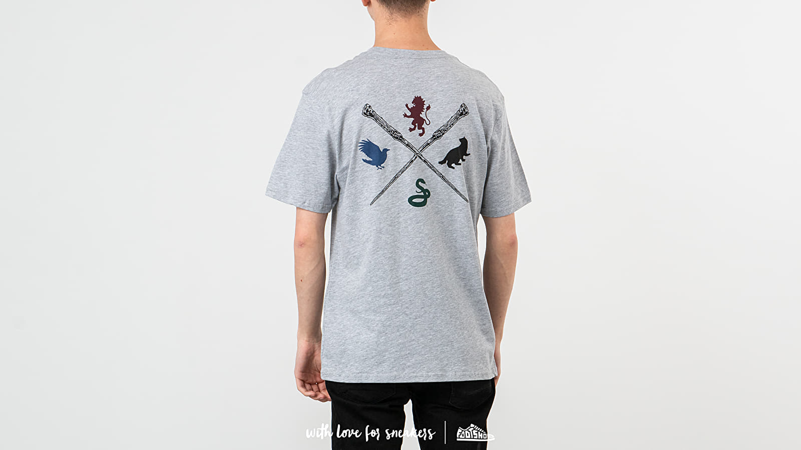 Lasten t-paidat ja topit Vans x Harry Potter Crest Boys Tee Athletic Heather