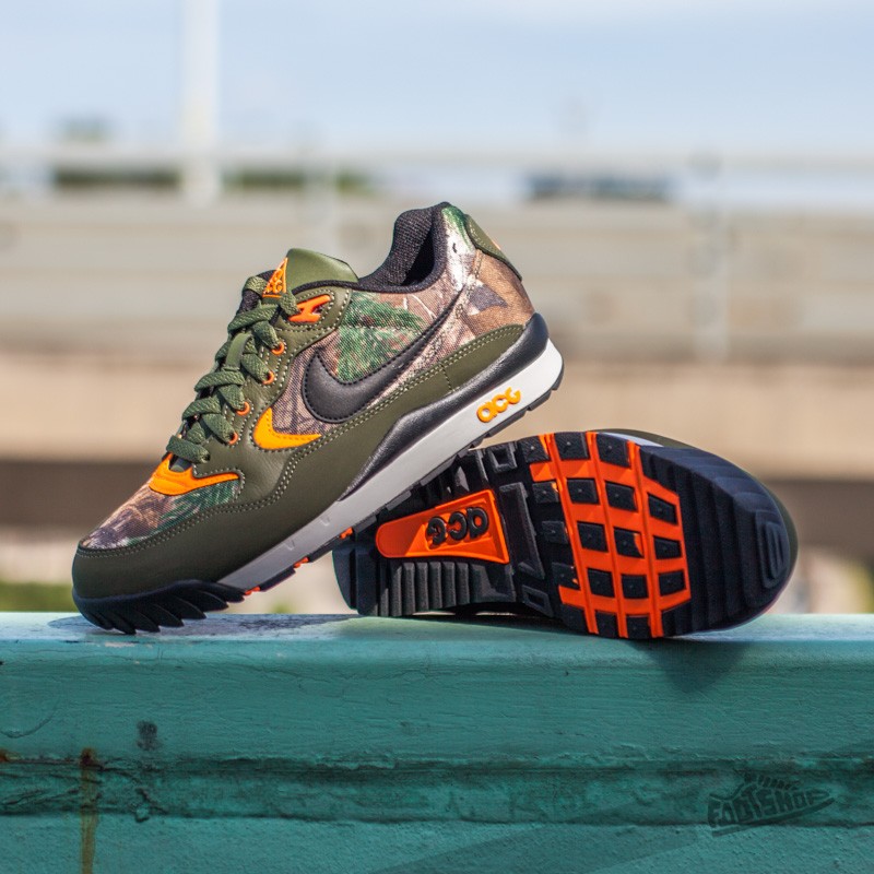 Men s shoes Nike Air Wildwood Premium RT QS Rough Green Black Total Orange Footshop