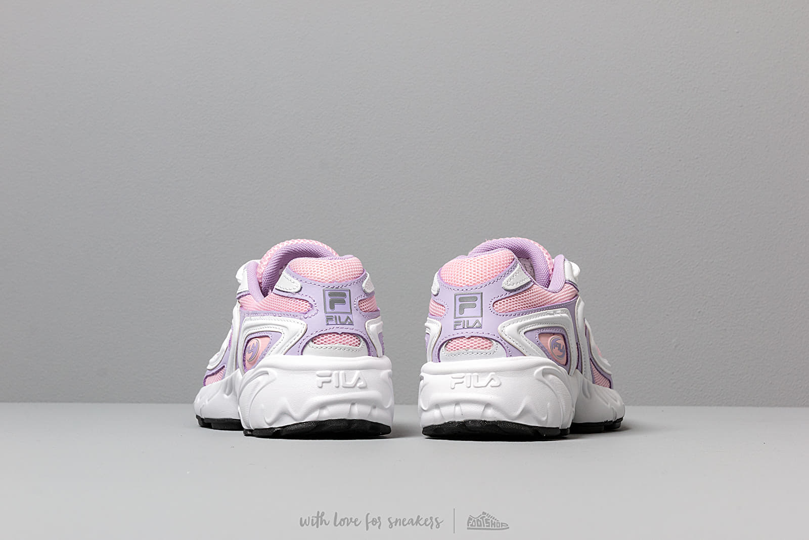 pink white fila