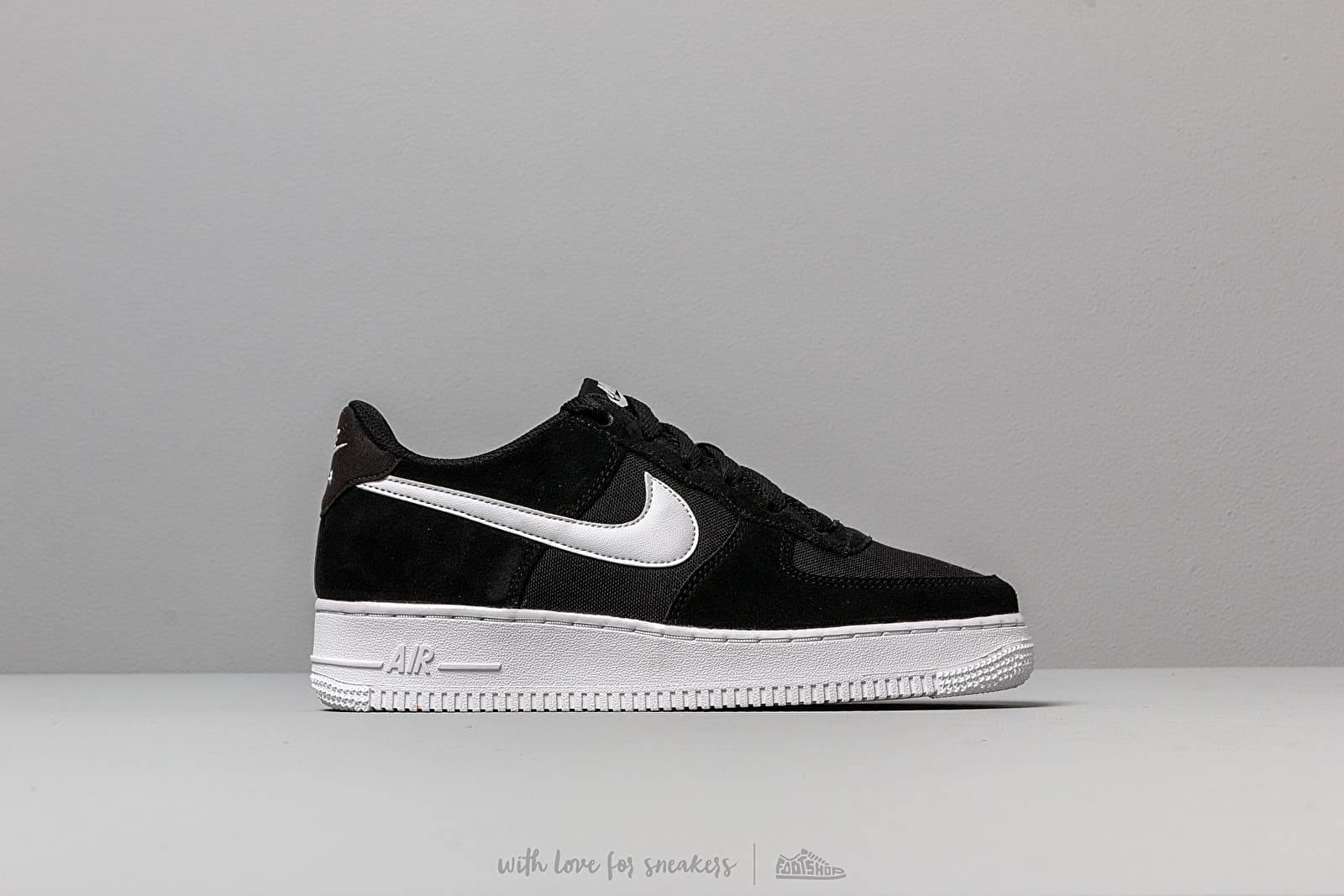 Zapatillas y zapatos para niños Nike Air Force 1 Pe (GS) Black/ White