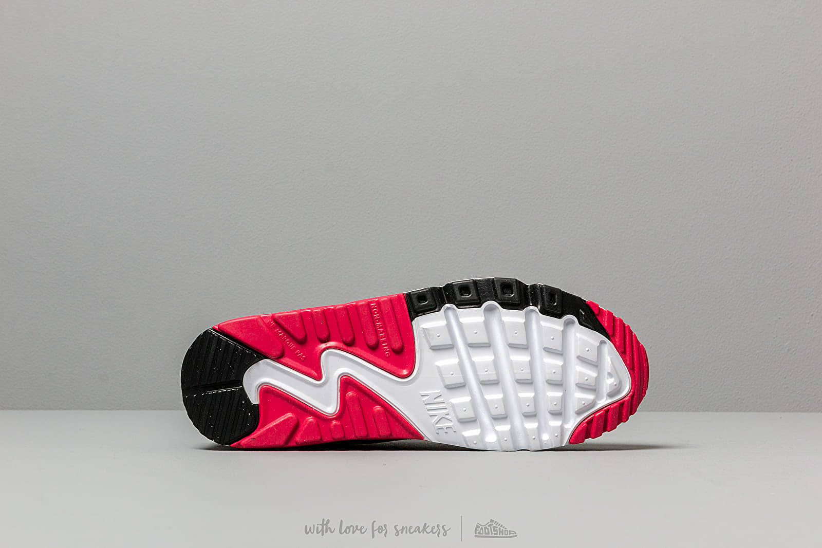 Vaikų sportbačiai ir batai Nike Air Max 90 Mesh (GS) Wolf Grey/ White-Rush Pink-Volt