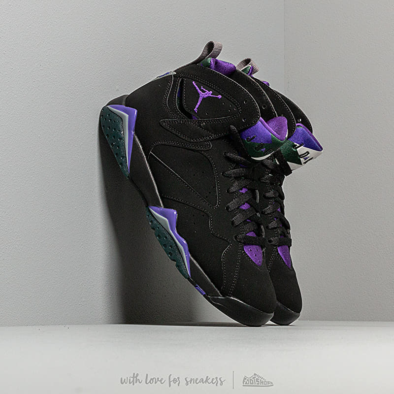 Men's shoes Air Jordan 7 Retro Black/ Field Purple-Fir-Dark Steel