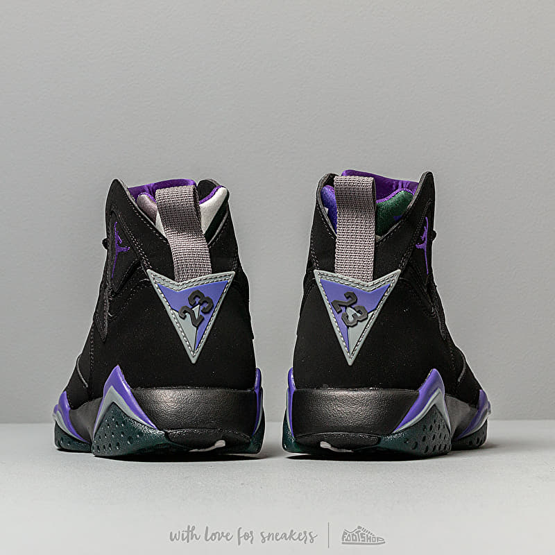 Мужская обувь Air Jordan 7 Retro Black/ Field Purple-Fir-Dark