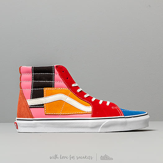 Men s shoes Vans SK8 Hi Patchwork Multi True White Footshop
