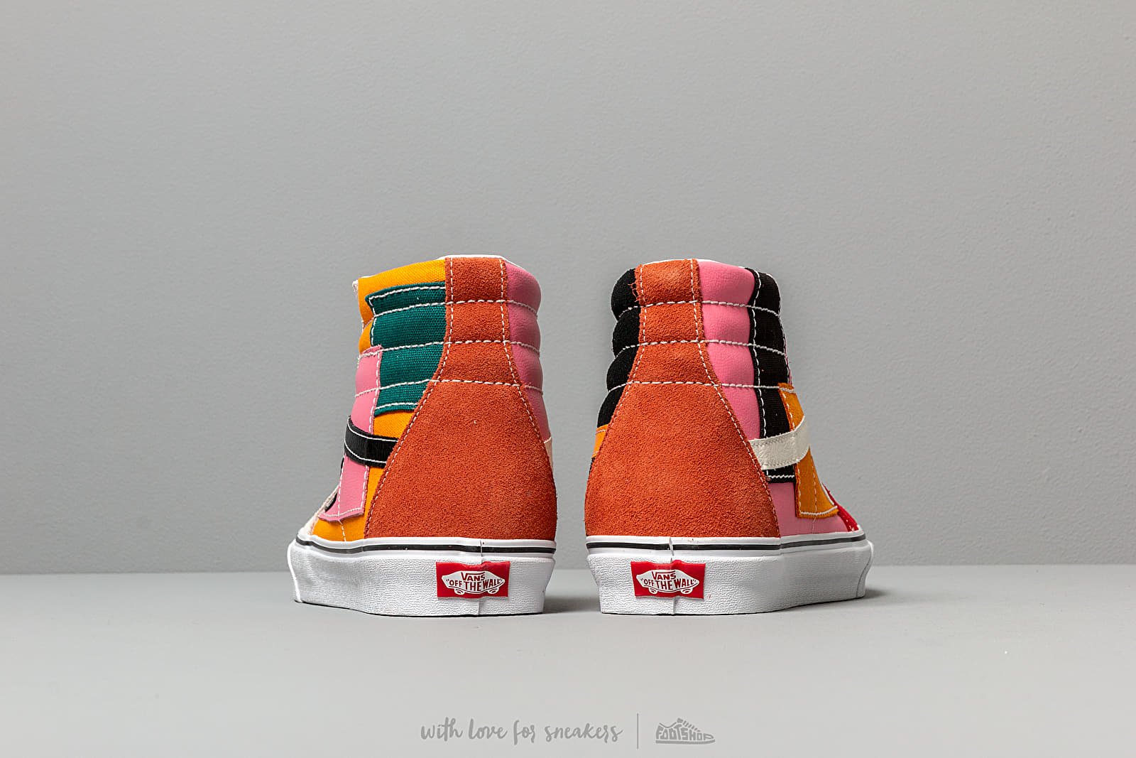 Vans high top patchwork store