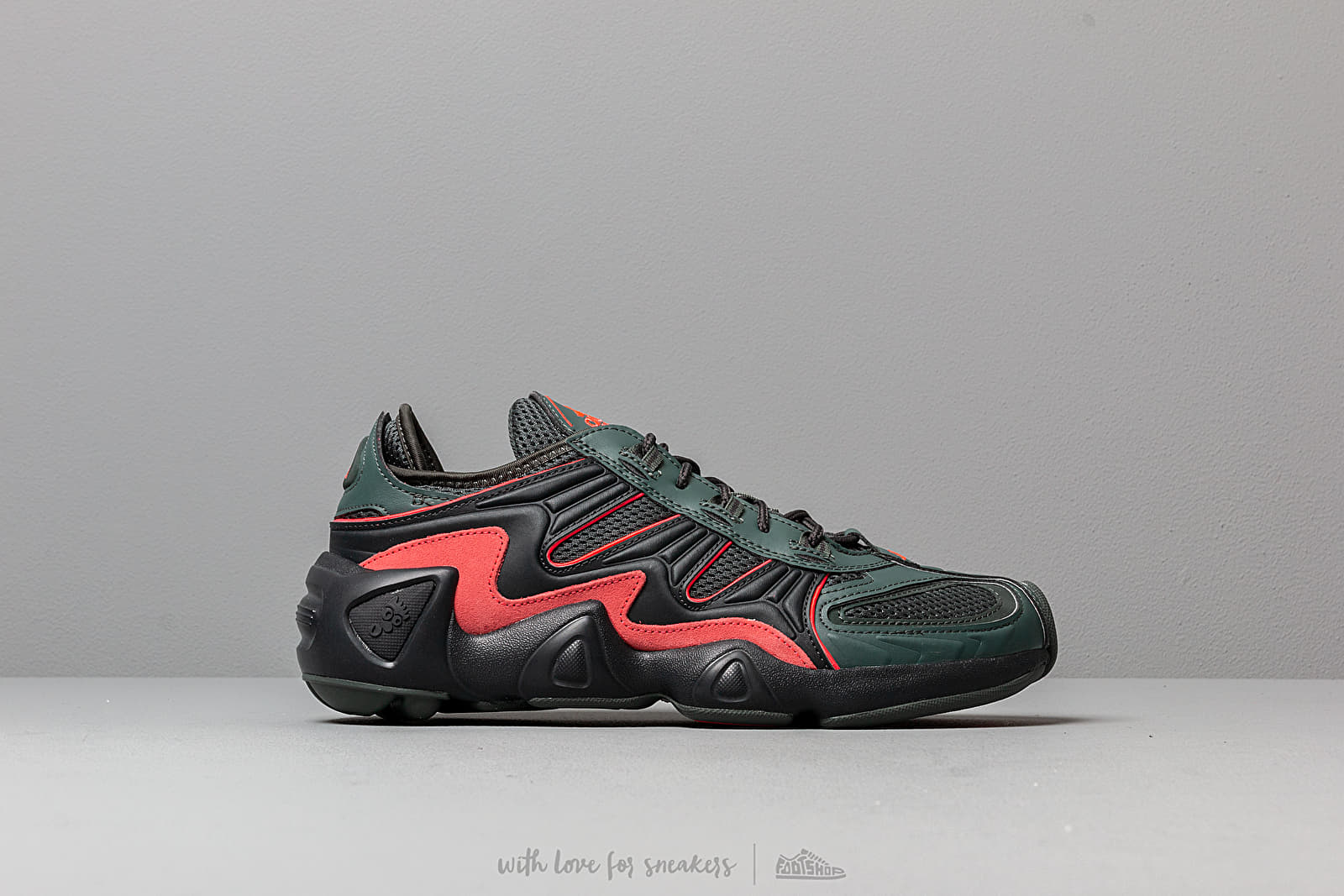 Sapatos de homem adidas FYW S-97 Legend Ivy/ Carbon/ Shock Red