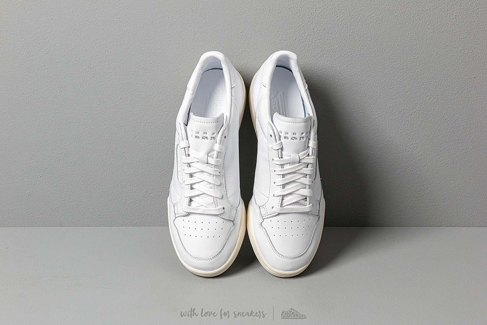 Miesten kengät adidas Continental 80 Ftw White/ Ftw White/ Off White