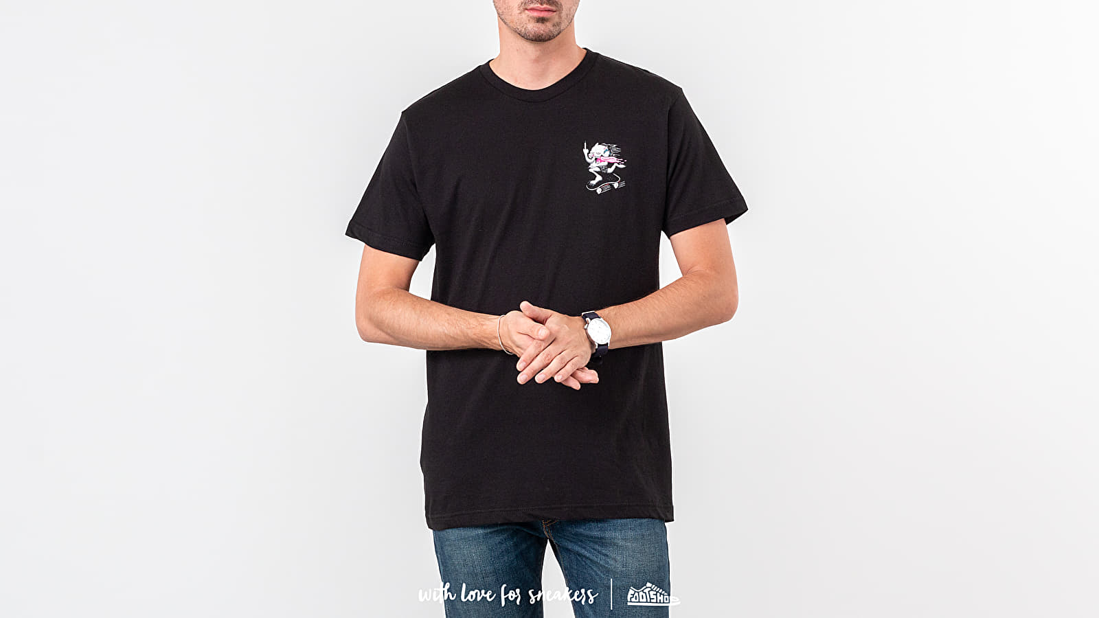 T-Shirts RIPNDIP Skate Nerm Tee Black