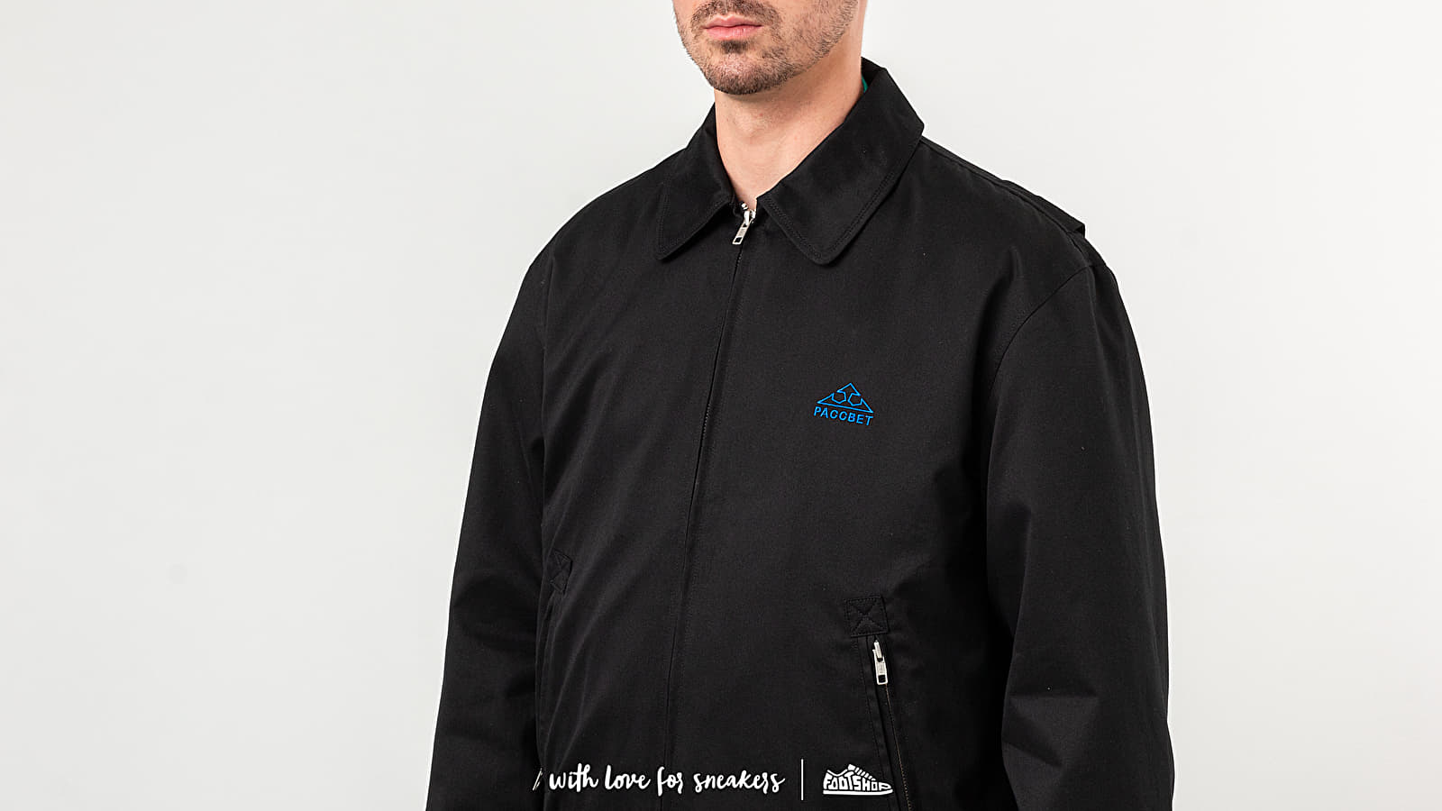 Giacche PACCBET Embroided Logo Jacket Black