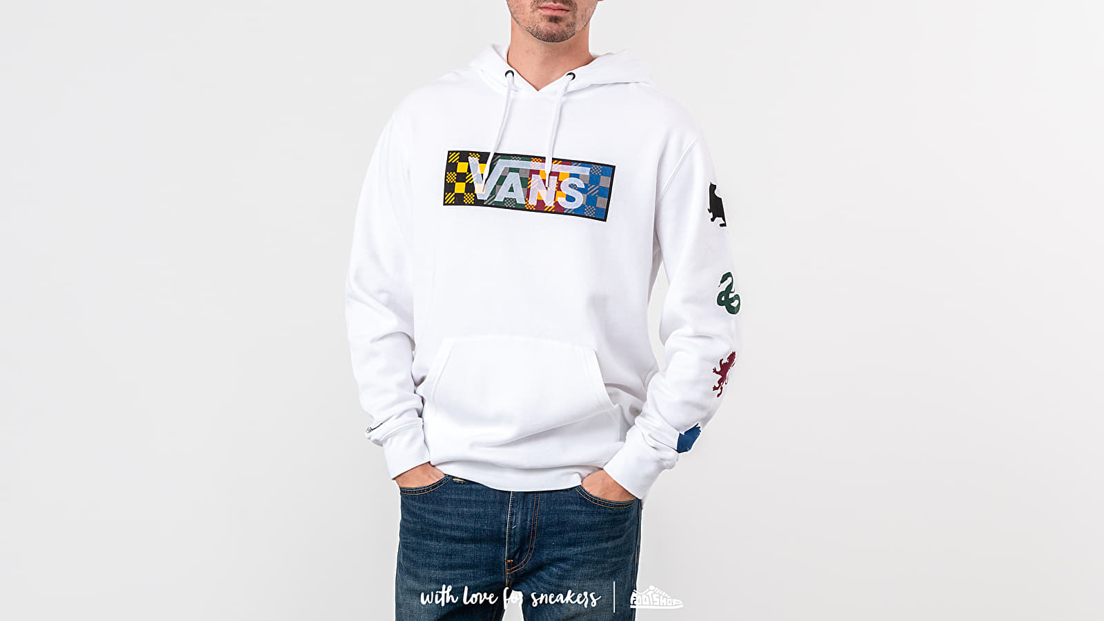 Bluzy Vans x Harry Potter Four Houses Hoodie White