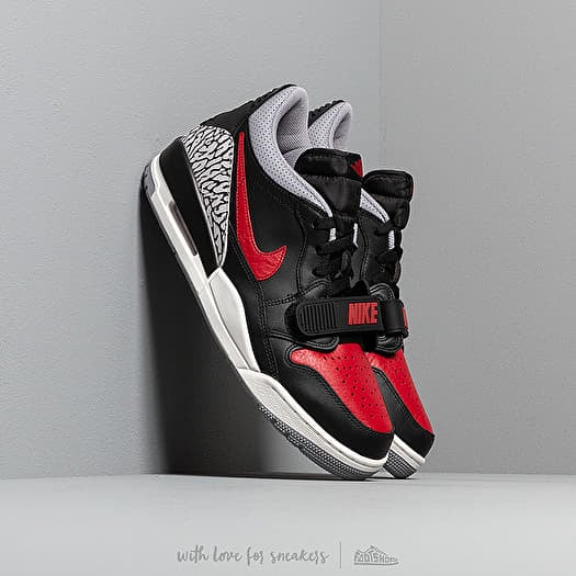 Men s shoes Air Jordan Legacy 312 Low Black Varsity Red Black Cement Grey Footshop