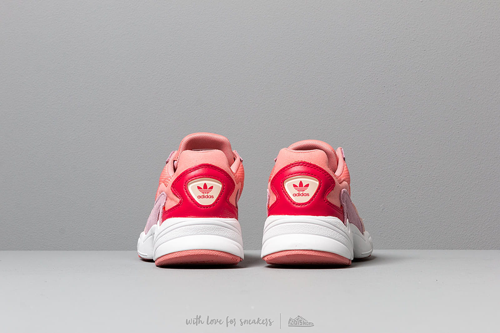Adidas falcon top ice pink
