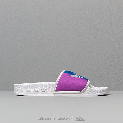 Men s shoes adidas Adilette Pride Ftw White Orange Scarlet