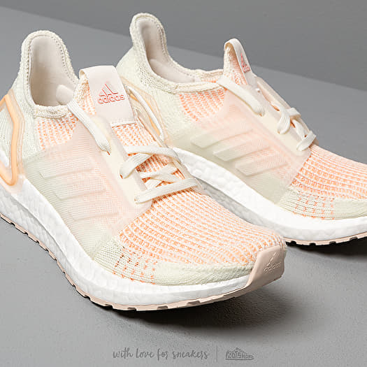 Women s shoes adidas UltraBOOST 19 W Off White Off White Glow Orange Footshop