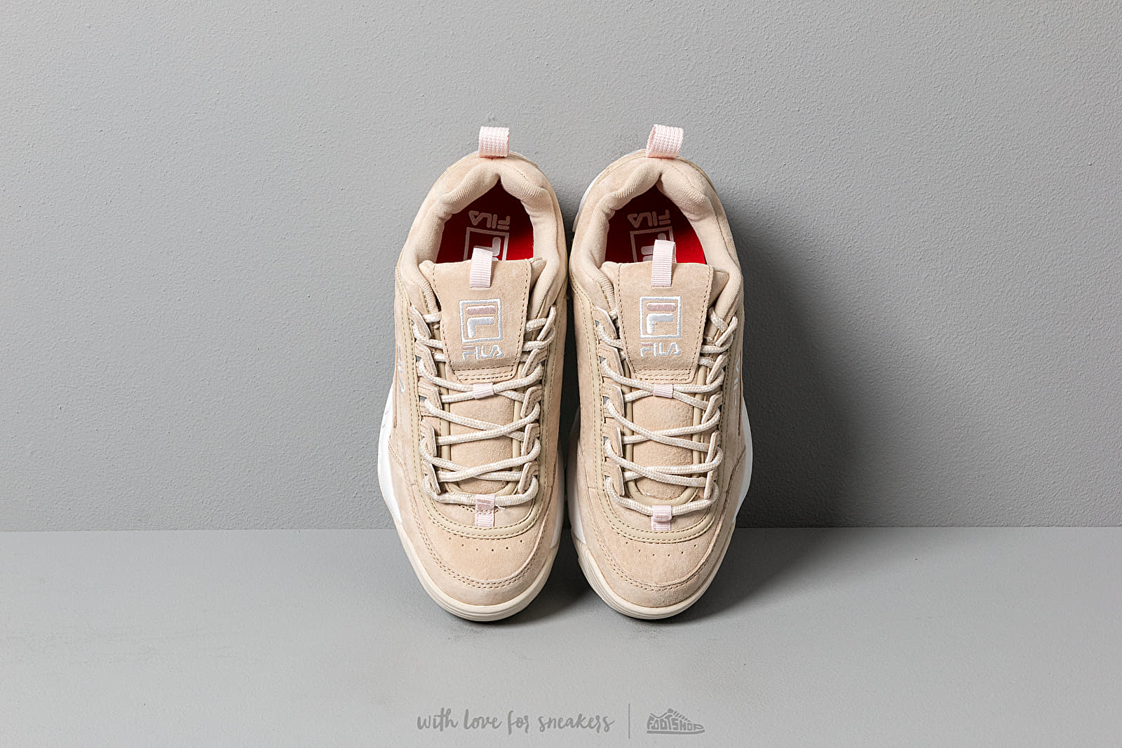 Női cipők FILA Disruptor S Low Wmn Feather Gray