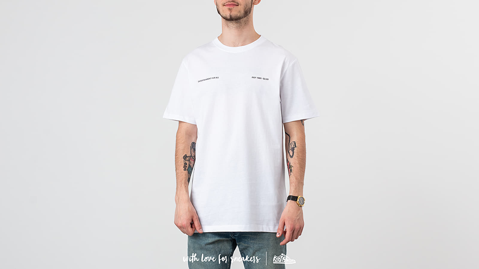 T shirts Soulland Meets Playboy July Tee White Footshop