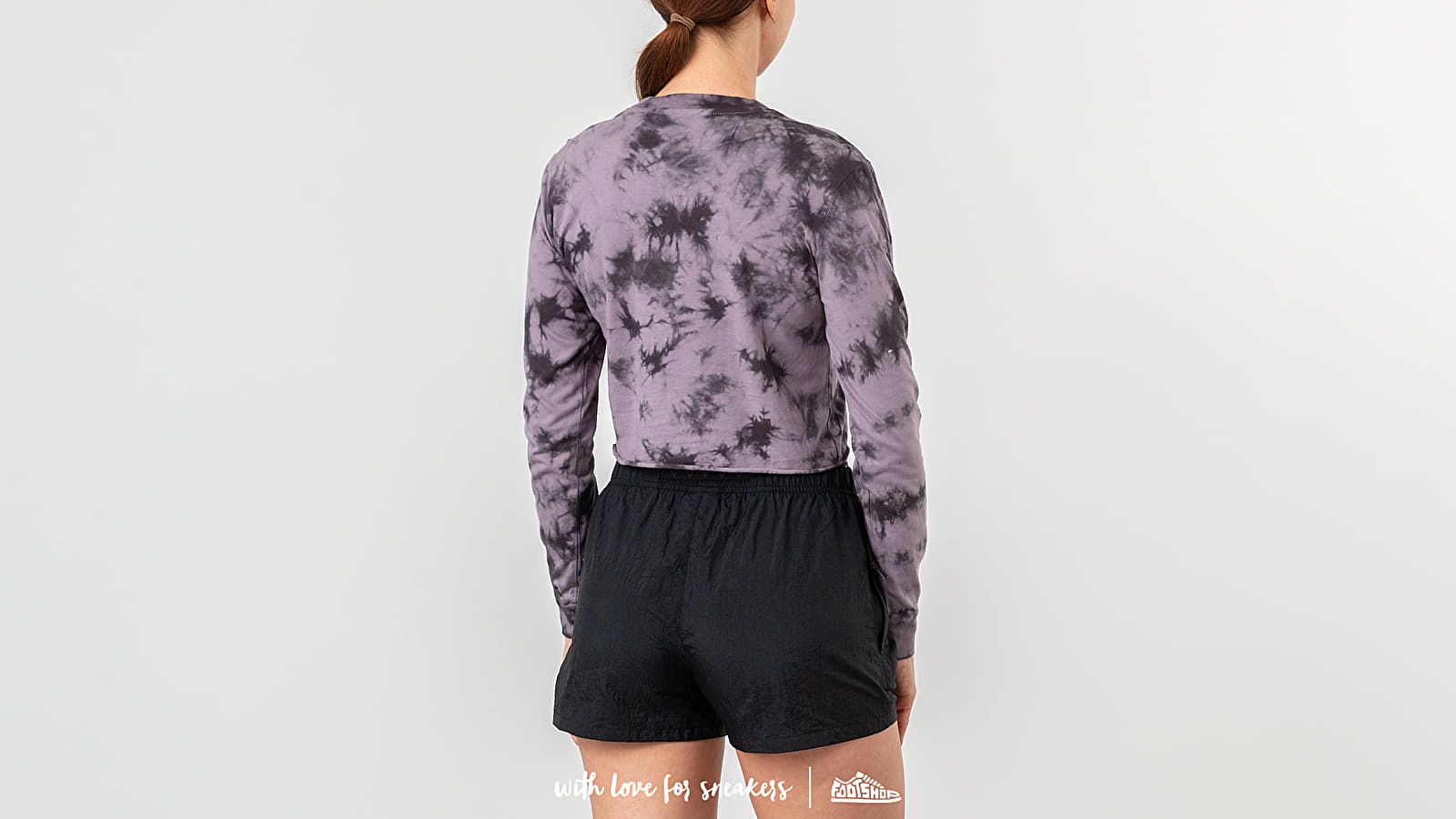 Tricouri  Vans x Harry Potter Deathly Hallows Longsleeve Crop Tee Purple/ Black