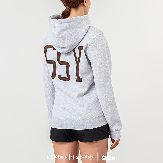Stüssy Big Stu Hoodie Ash Heather | Footshop