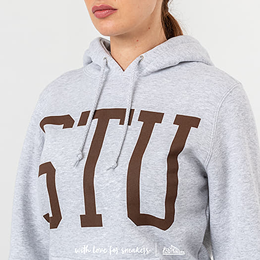 Stüssy Big Stu Hoodie Ash Heather | Footshop