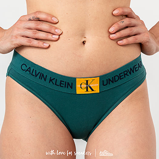 Green calvin klein bikini clearance