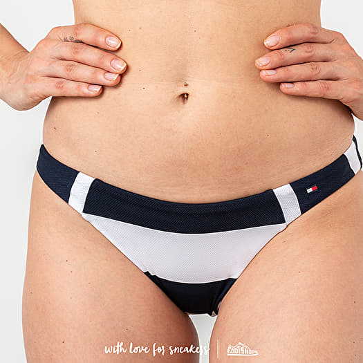 Bademode Tommy Hilfiger Classic Bikini Bottoms Pique Blockstr Navy Blazer Footshop