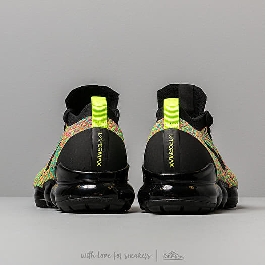 Nike air vapormax flyknit 3 black volt shop