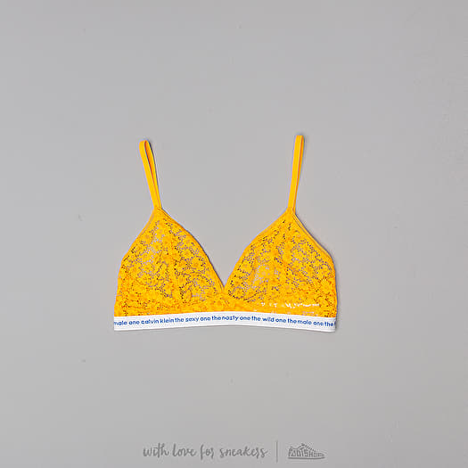 Calvin klein store bralette yellow