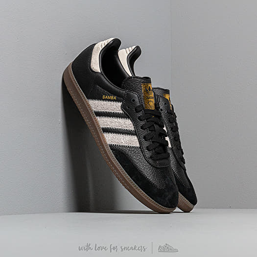 Men's shoes adidas Samba OG Ft Core Black/ Raw White/ Gold Metalic |  Footshop