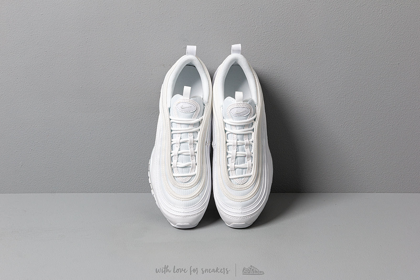 Zapatillas y zapatos para niños Nike Air Max 97 (GS) White/ White-Metallic Silver