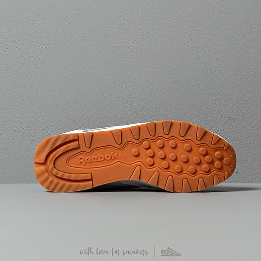 Reebok classic white leather sneakers with 2024 gum sole