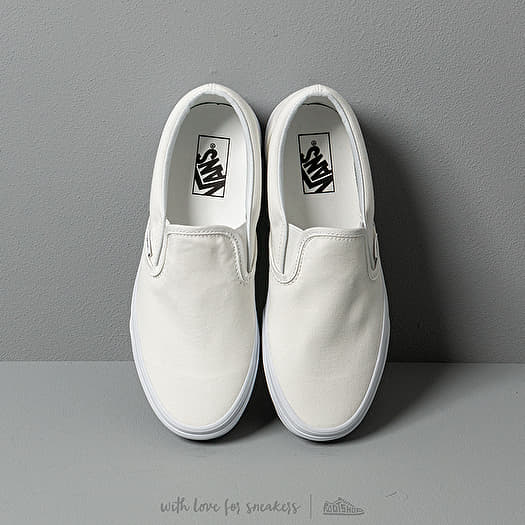 Vans classic all white hot sale