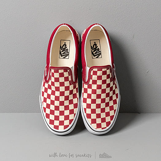 Vans slip sale on rumba red