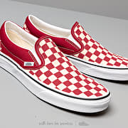Vans slip on checkerboard rumba red cheap