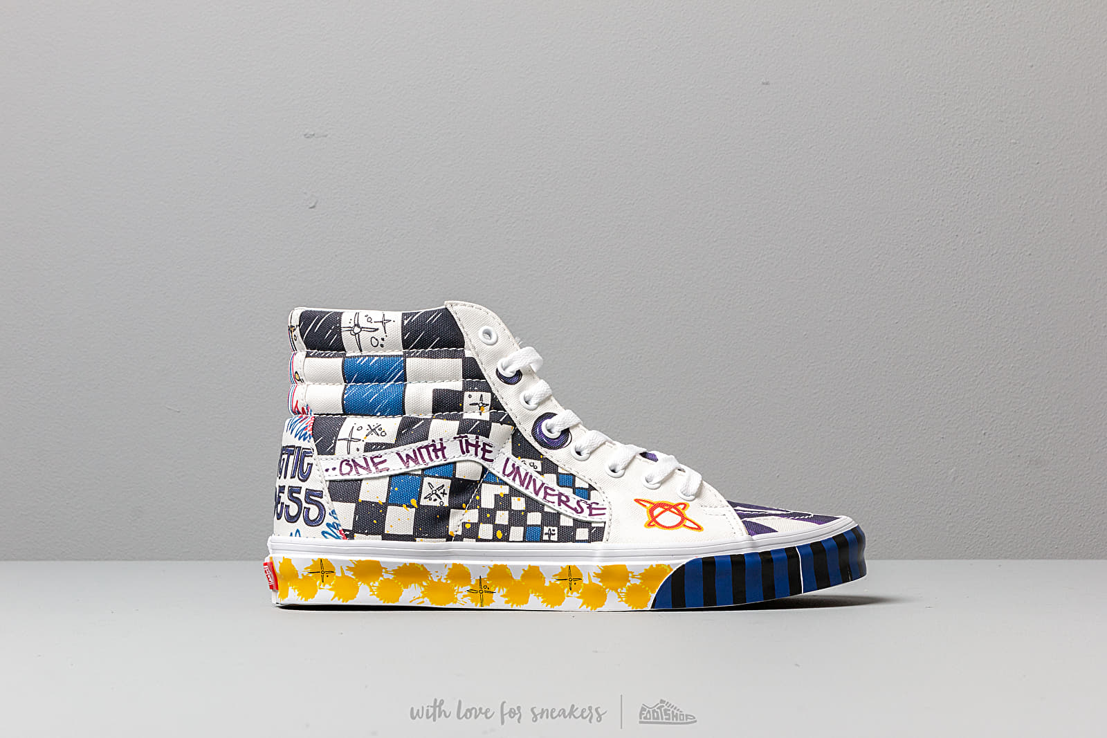 Shoes Vans SK8 Hi Galactic Goddess True White Footshop