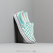 Men s shoes Vans Classic Slip On Checkerboardard Aqua Haze Footshop