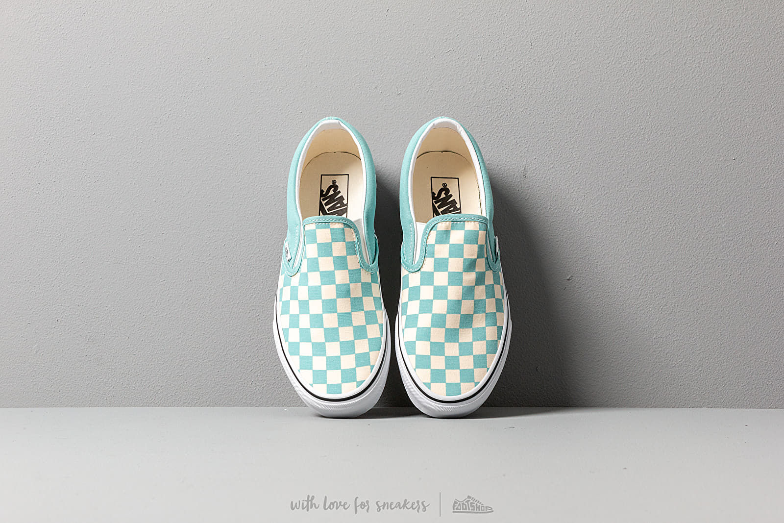 Aqua haze vans top