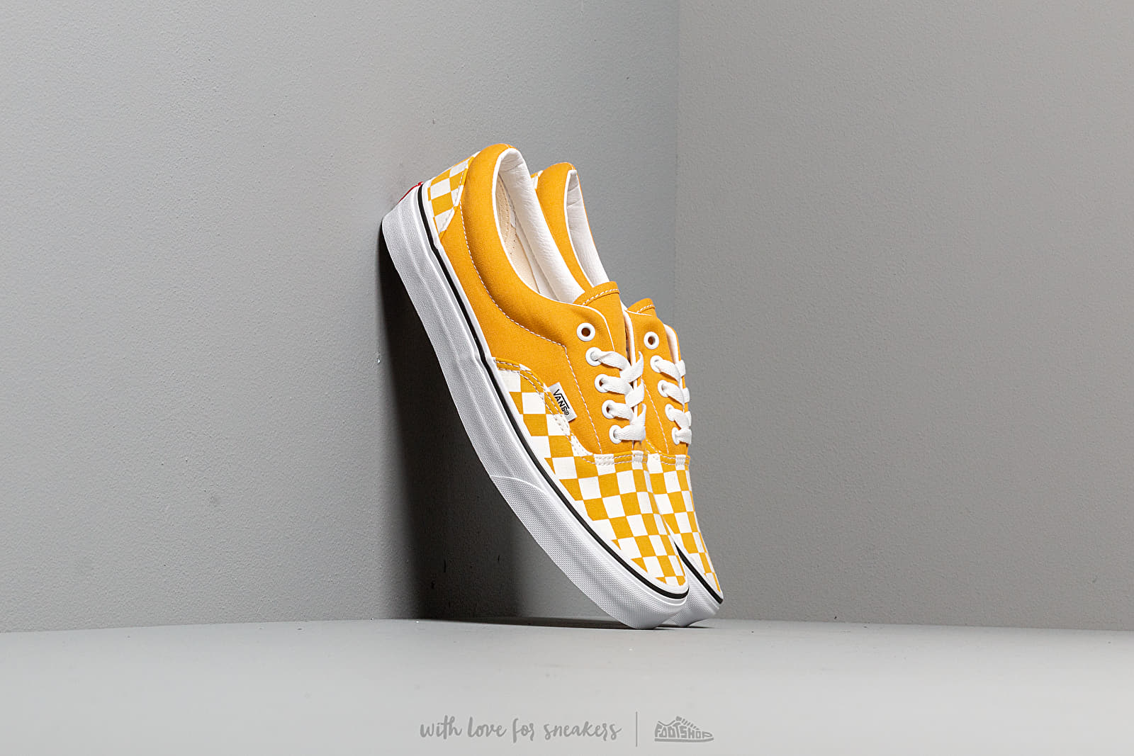 Men s shoes Vans Era Checkerboard Yolk Yellow Footshop
