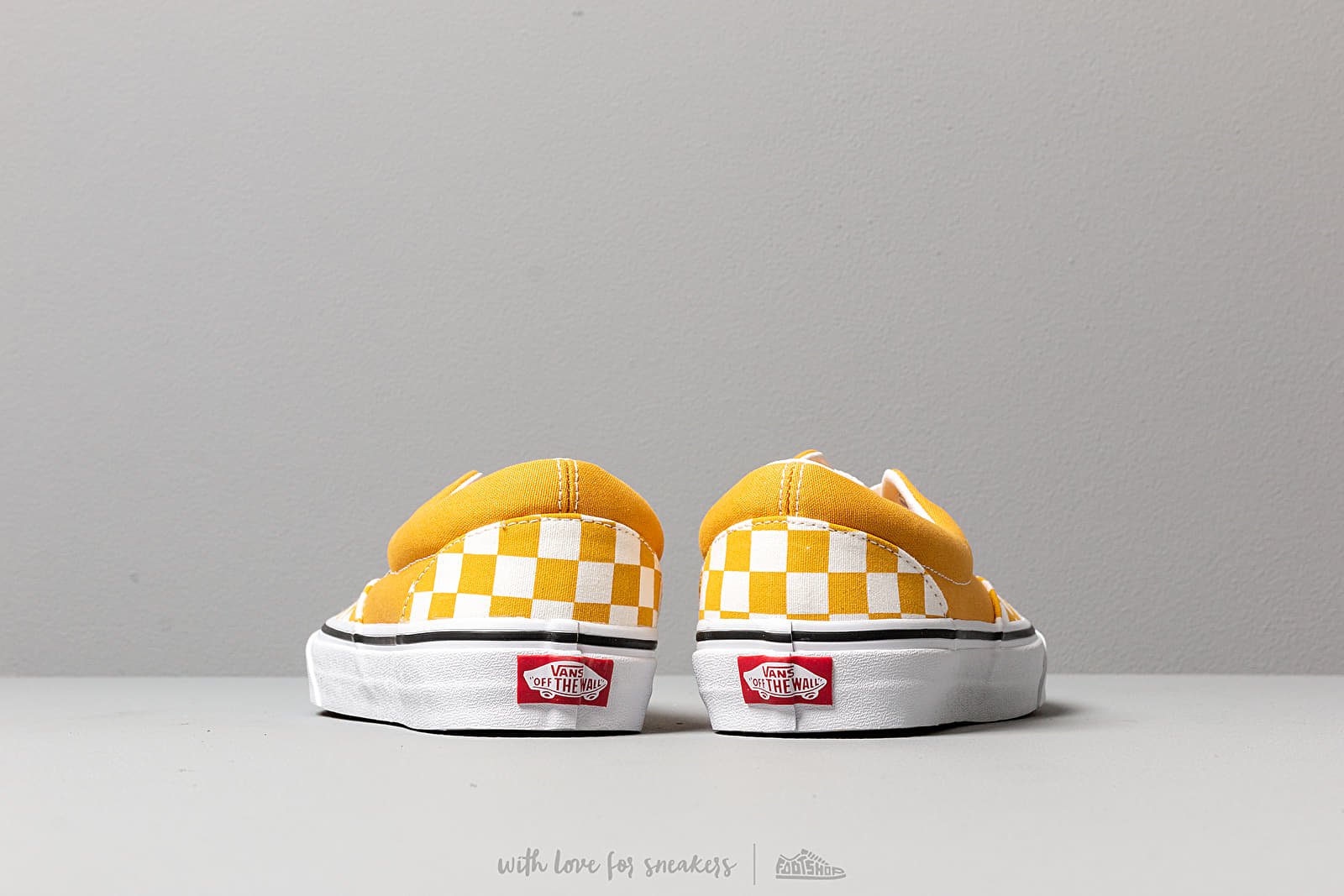 Checker discount vans yellow