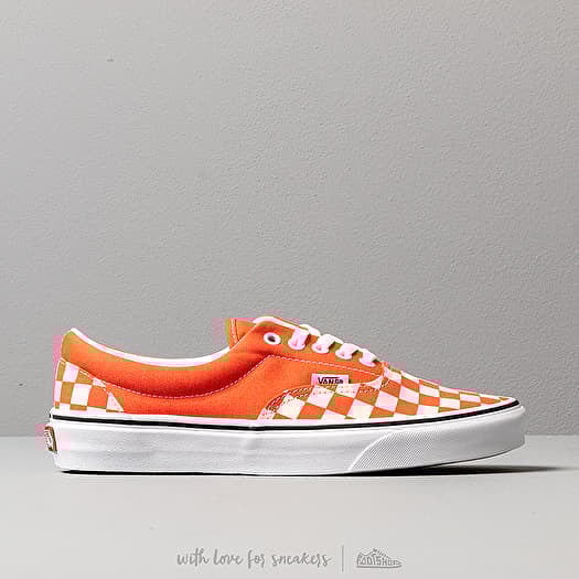 Men s shoes Vans Era Checkerboardard Emberglow Footshop