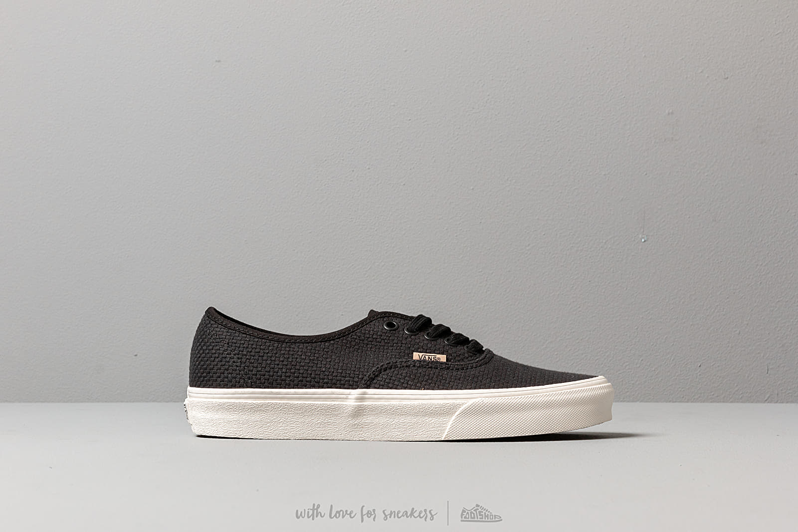 Woven check authentic vans top