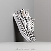 Vans gingham old skool black & true white womens shoes outlet