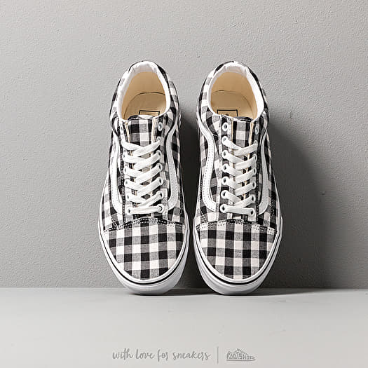 Vans old skool on sale black gingham trainers