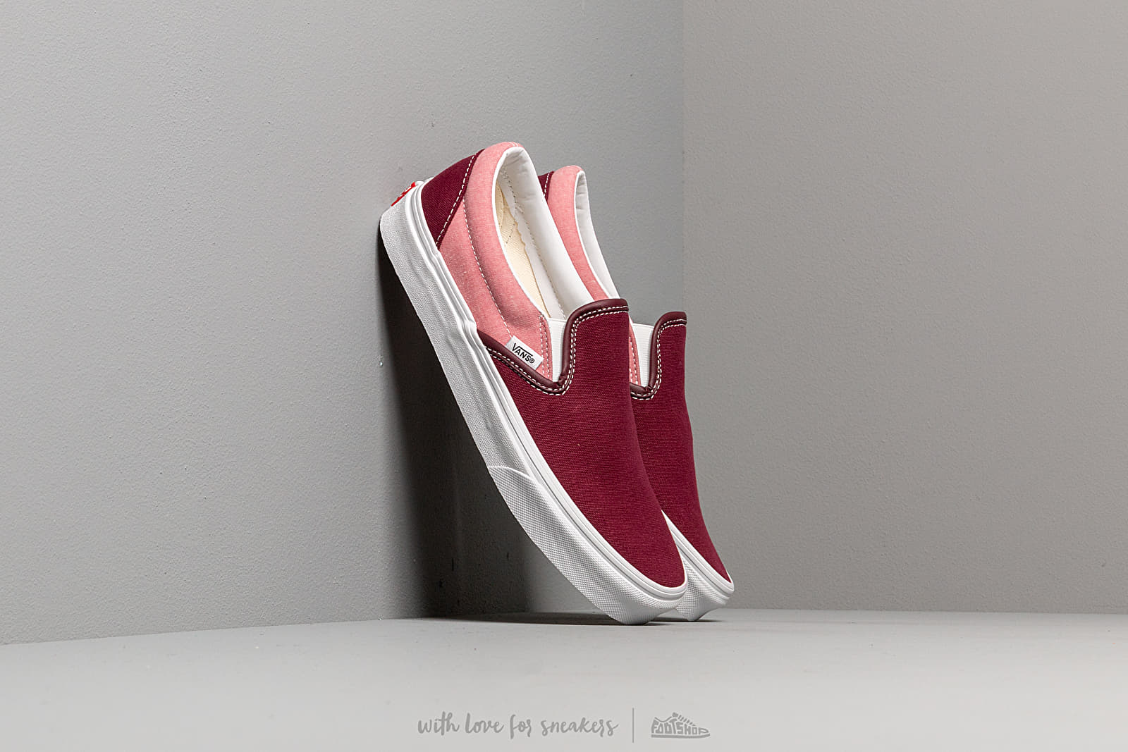 Vans slip on chambray store