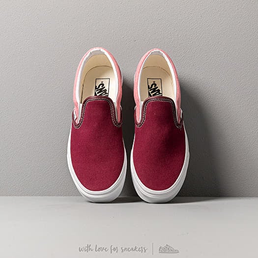 Vans classic slip on chambray discount