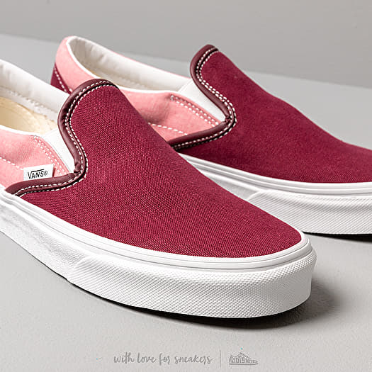 Vans slip on sales chambray
