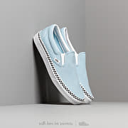 Men s shoes Vans Classic Slip On Check Foxing Cool Blue