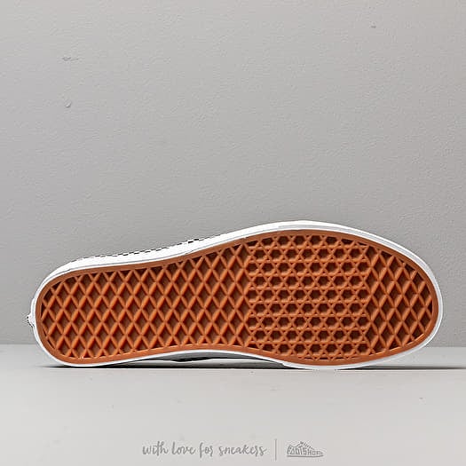 Light blue check hotsell foxing slip on vans