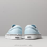 Men s shoes Vans Classic Slip On Check Foxing Cool Blue Footshop