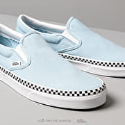 Men s shoes Vans Classic Slip On Check Foxing Cool Blue Footshop